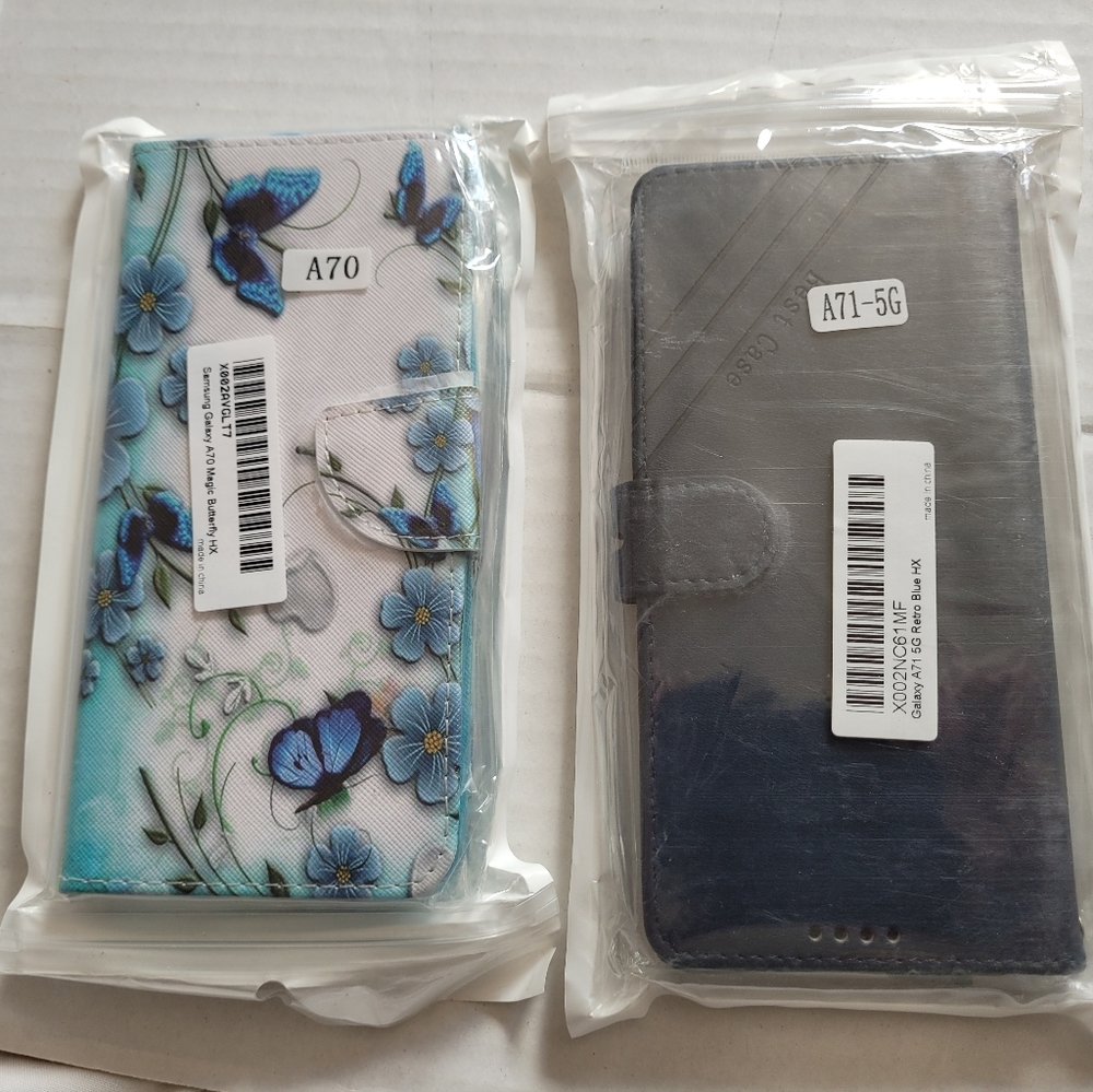 Samsung Galaxy A70 • A71 5G • A71 5G • A72 5G Phone Wallet Case (EACH)